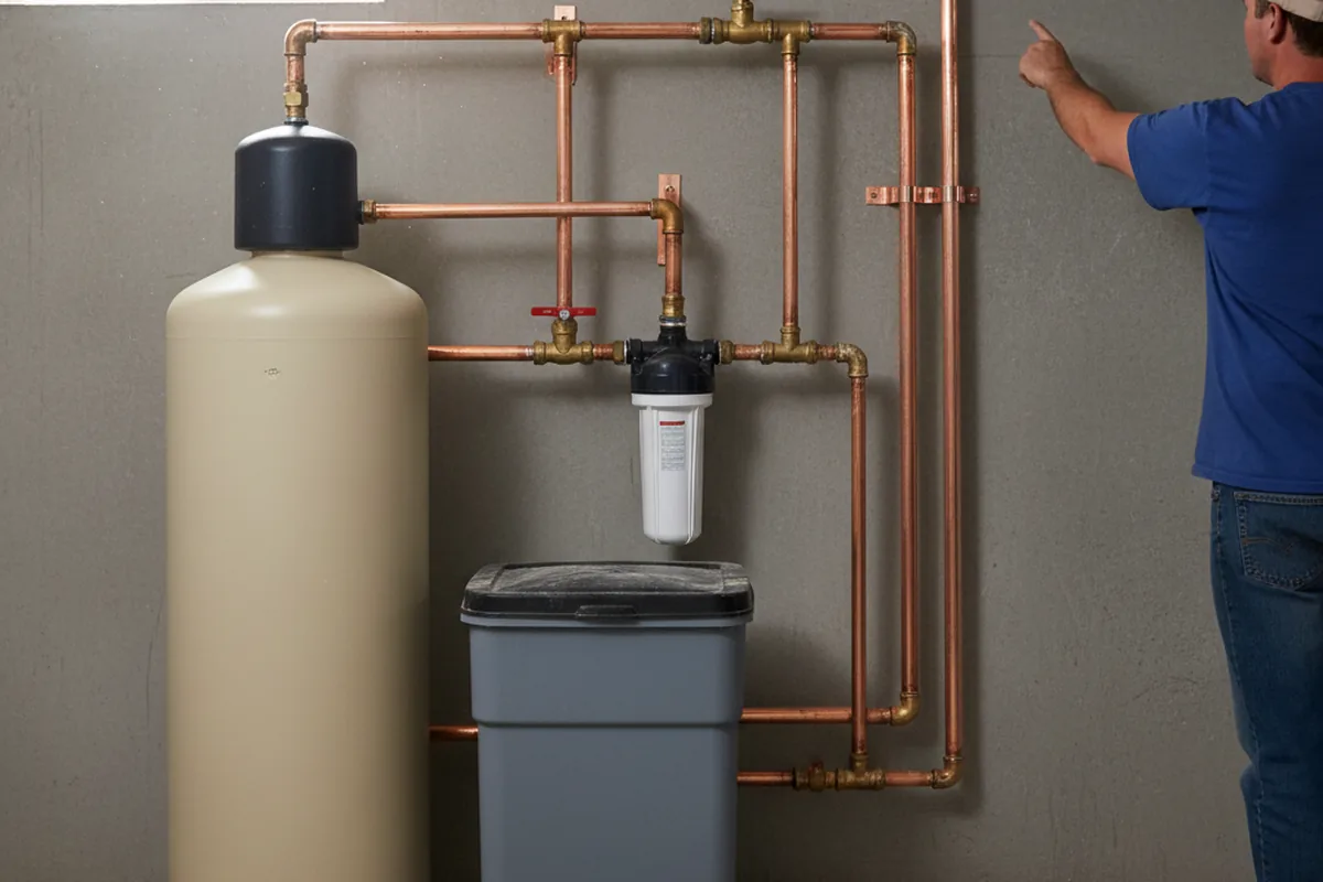 Whole-house water treatment system installed in Hicksville